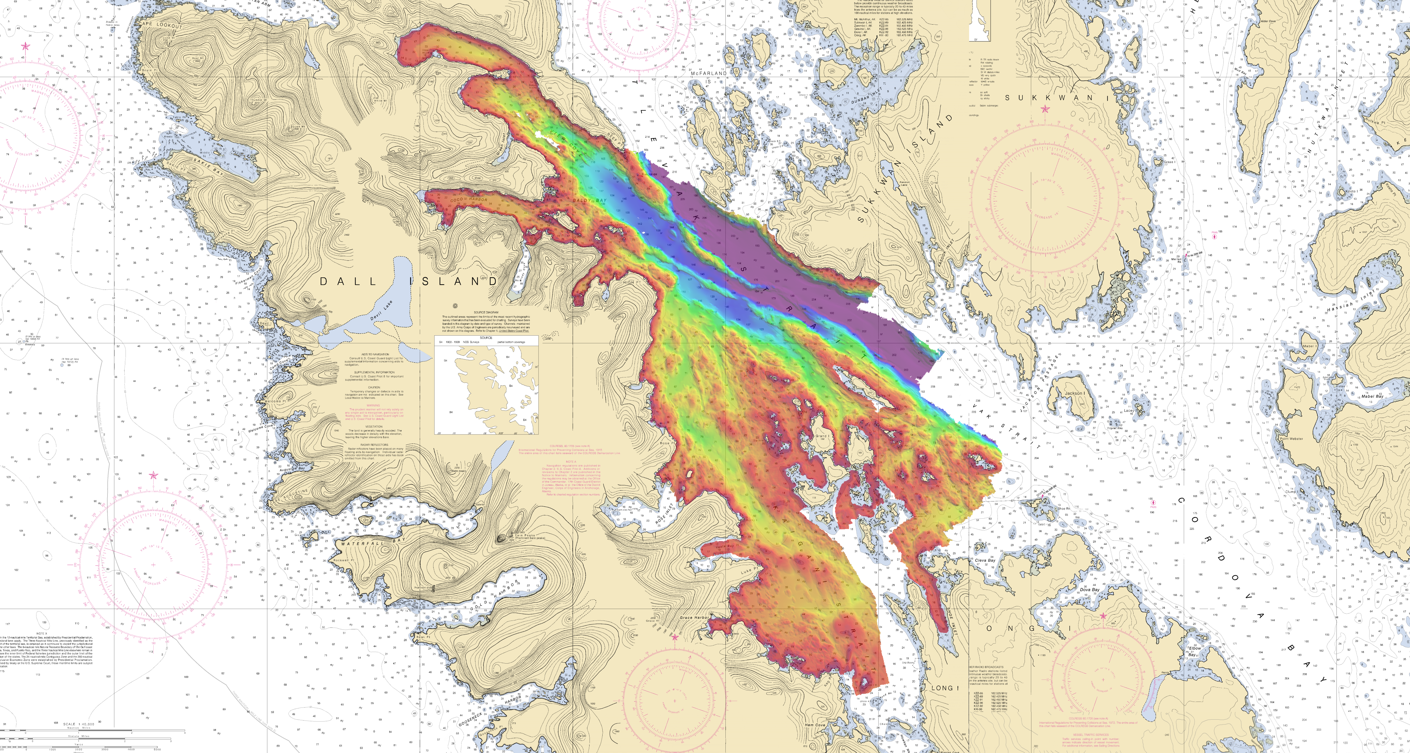Area surveyed by Fairweather May 30- June 10, 2017.
