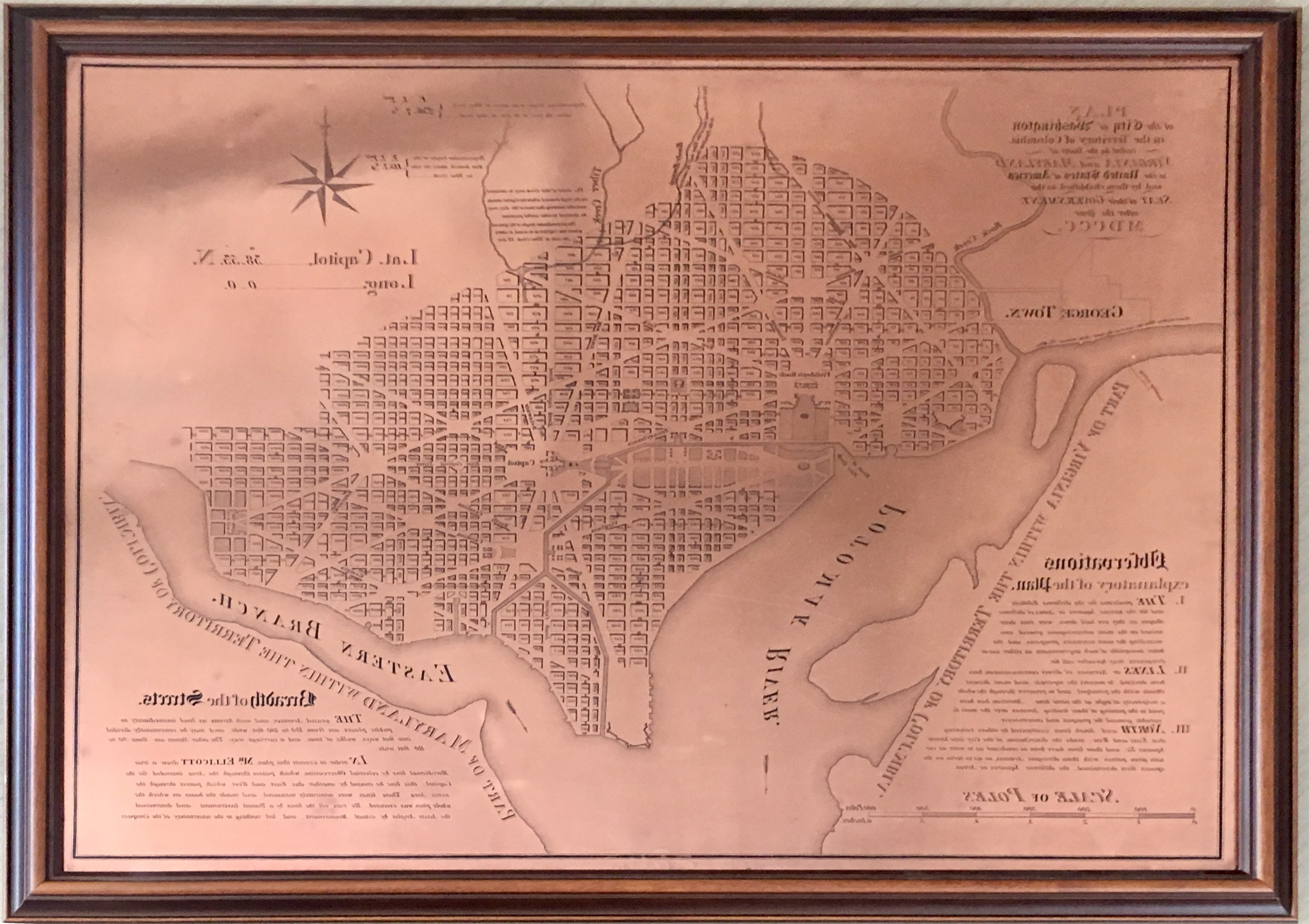 This copper plate, named No. 3043 PRICE 45 CENTS, is one of the 3000 series of special products produced by Coast Survey’s predecessor, the Coast and Geodetic Survey. The Coast and Geodetic Survey primarily made nautical charts, but a number of maps in the 3000 series were instead maps of some thematic factor of interest (i.e., the Slaver Map, No. 3033; Glacier Bay, Alaska, No. 3095).