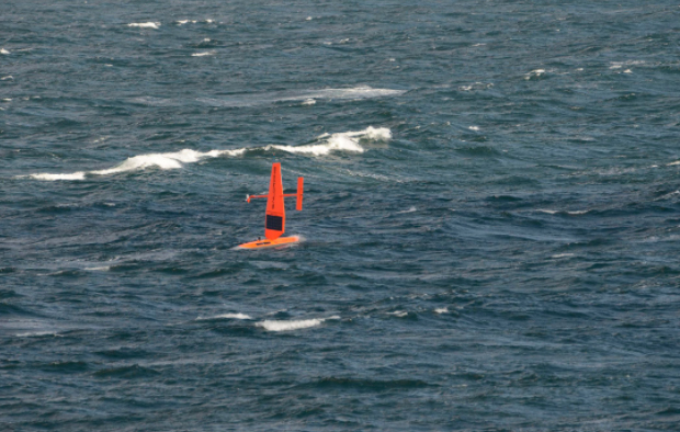 Generation 4 saildrone transiting through the Chukchi Sea.